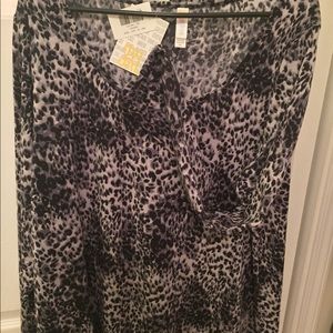 Lularoe Lynne 3xl snow leopard
